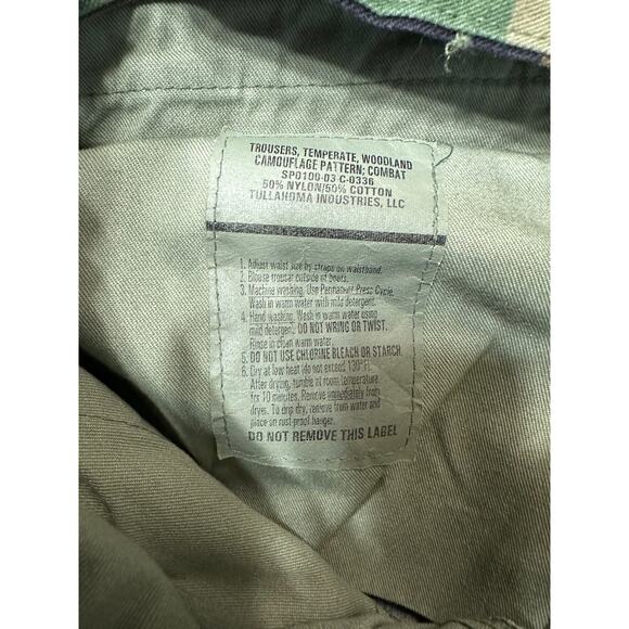 US Army Camo Combat Cargo Military Trousers Pants Men Medium Reg Hunting Hiking - Picture 3 of 11